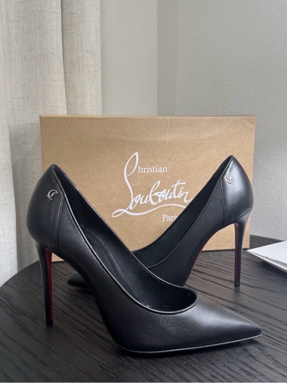 Christian Louboutin Sporty Kate 100 Pumps Nappa Black 37.5